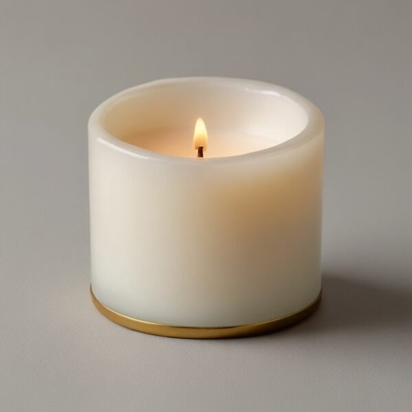 Pure White Tea Candle – Elegance