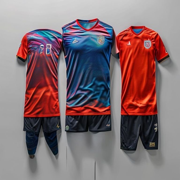 Complete custom soccer kit featuring a sublimated jersey, matching shorts, and technical performance socks in a coordinated club design.