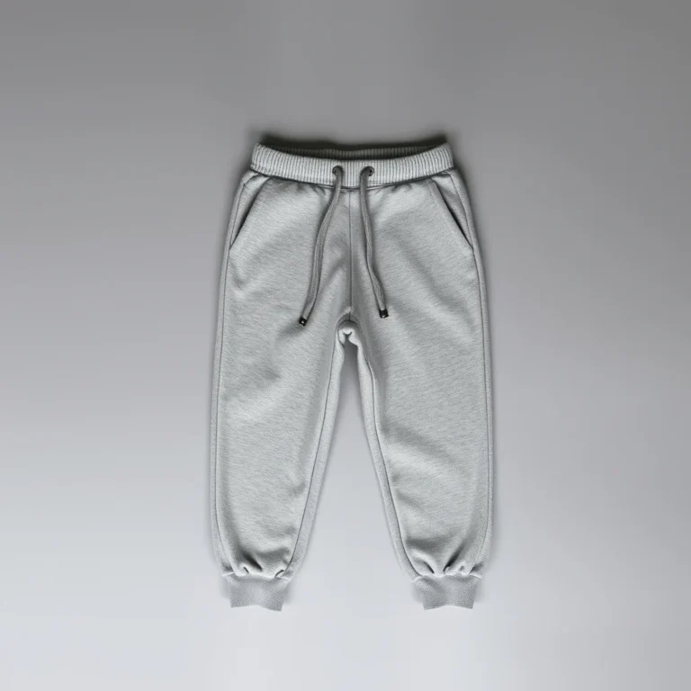 {color} brushed cotton fleece jogger bottoms made by Benjima