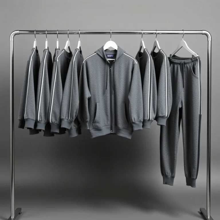 {color} brushed cotton fleece matching two piece tracksuit made by Benjima