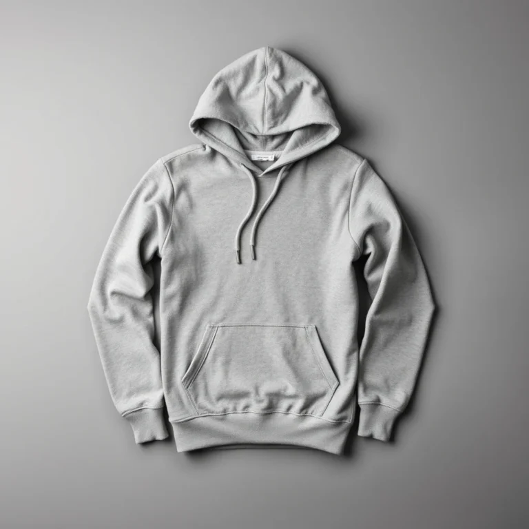 {color} brushed cotton fleece pullover hoodie made by Benjima