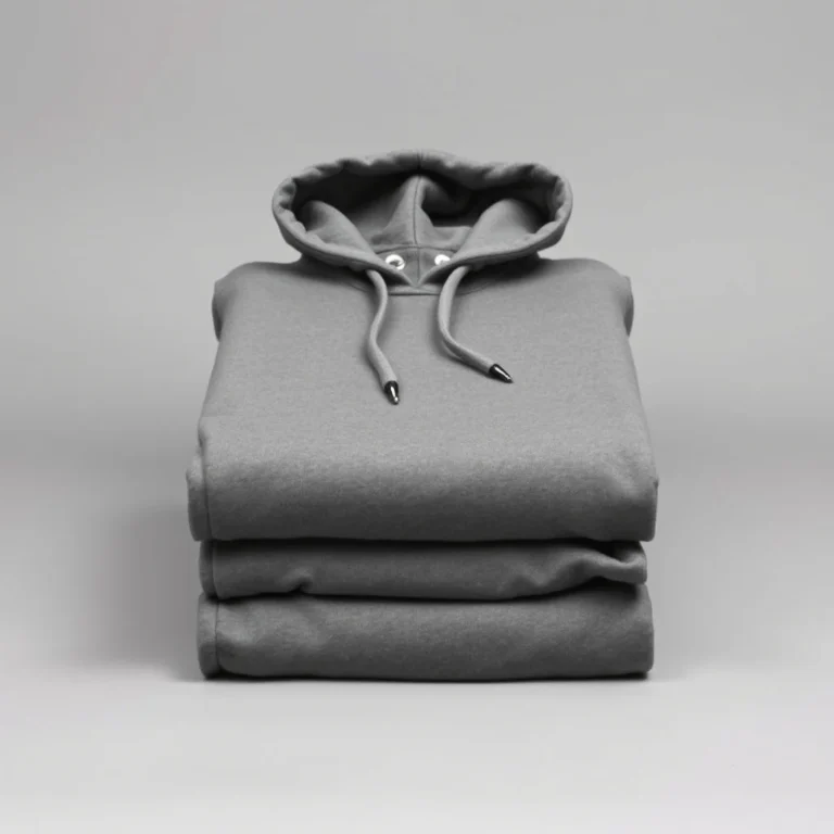{color} brushed cotton fleece pullover hoodie made by Benjima