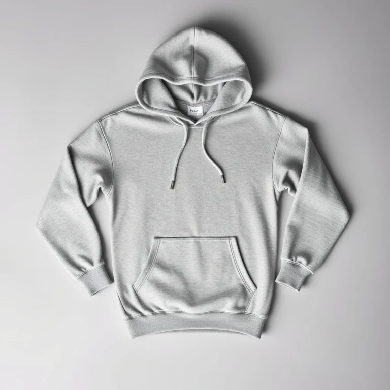 {color} brushed cotton fleece pullover hoodie made by Benjima
