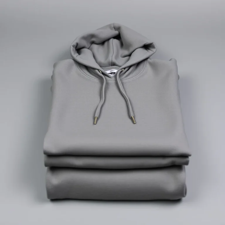 {color} brushed cotton fleece pullover hoodie made by Benjima
