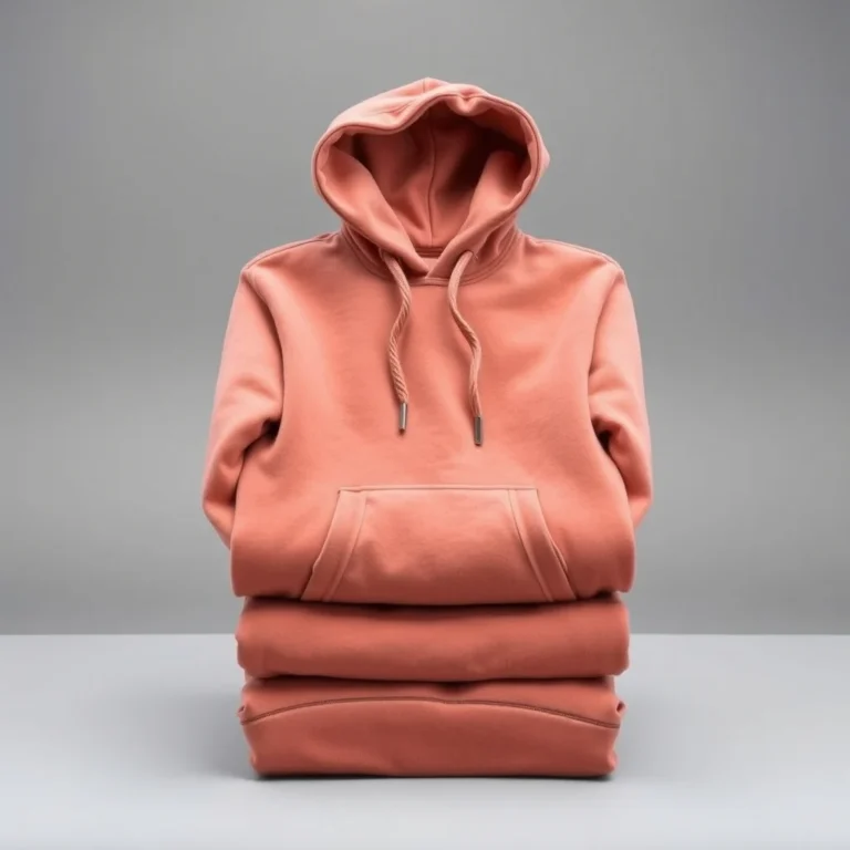 {color} brushed cotton fleece pullover hoodie made by Benjima