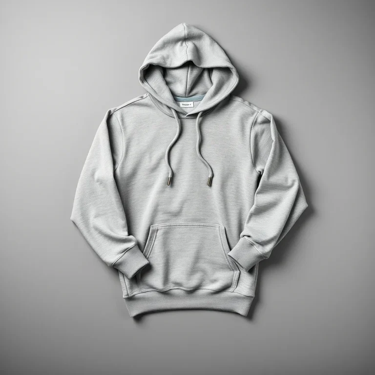 {color} brushed cotton fleece pullover hoodie made by Benjima