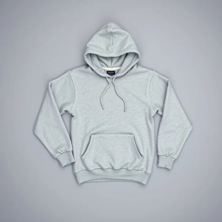 {color} brushed cotton fleece pullover hoodie made by Benjima