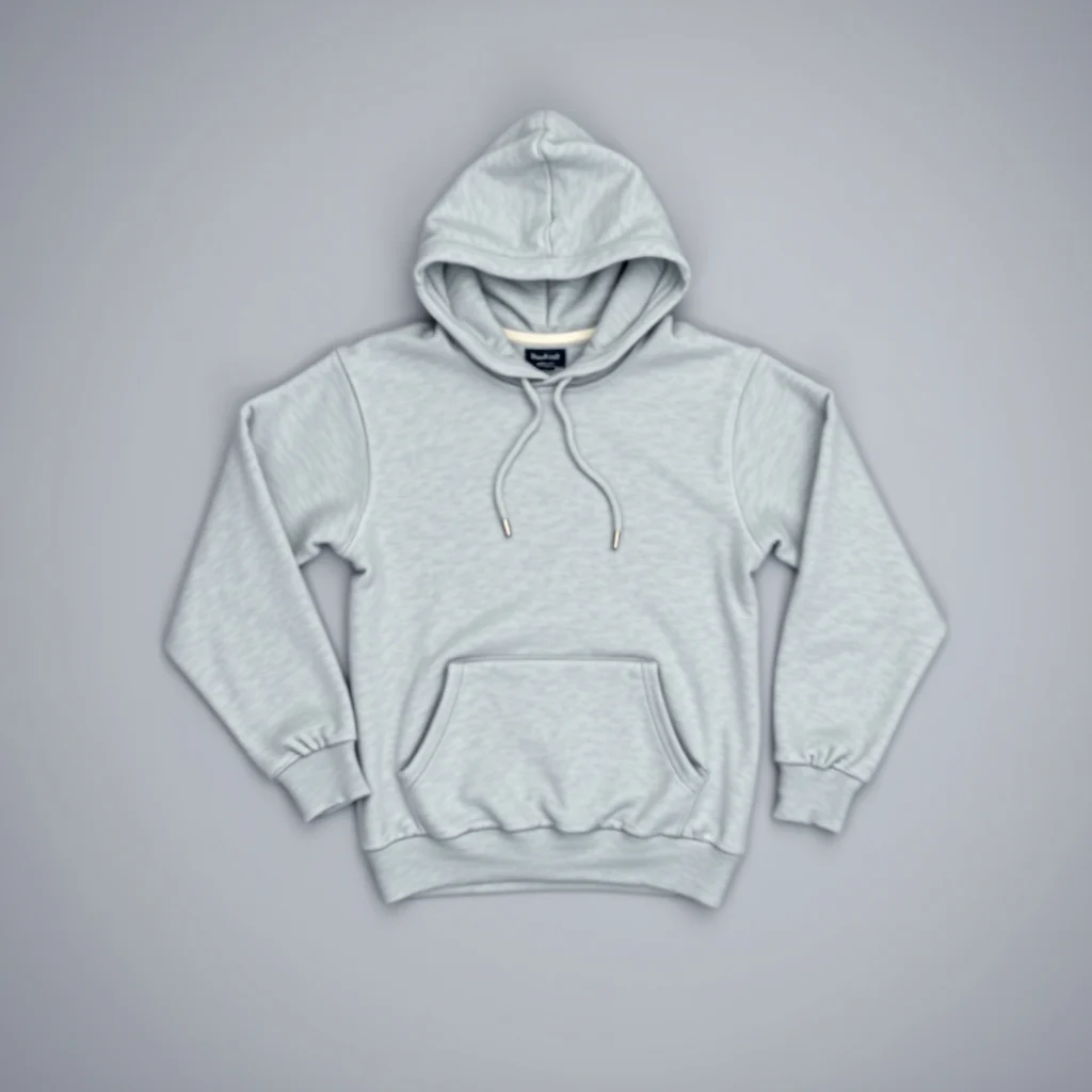 {color} brushed cotton fleece pullover hoodie made by Benjima