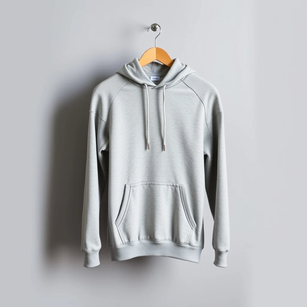 {color} brushed cotton fleece pullover hoodie made by Benjima