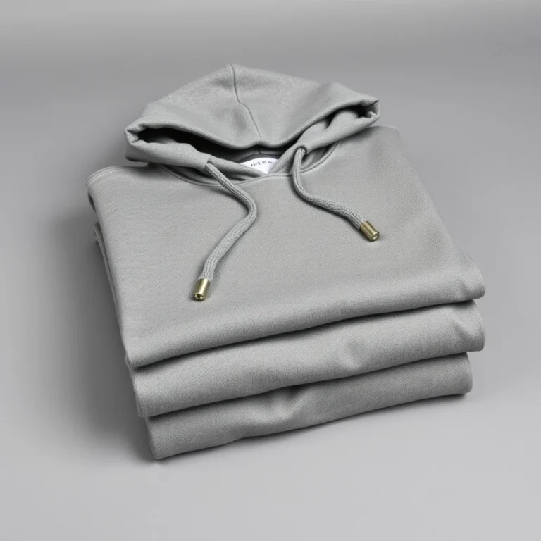 {color} brushed cotton fleece pullover hoodie made by Benjima