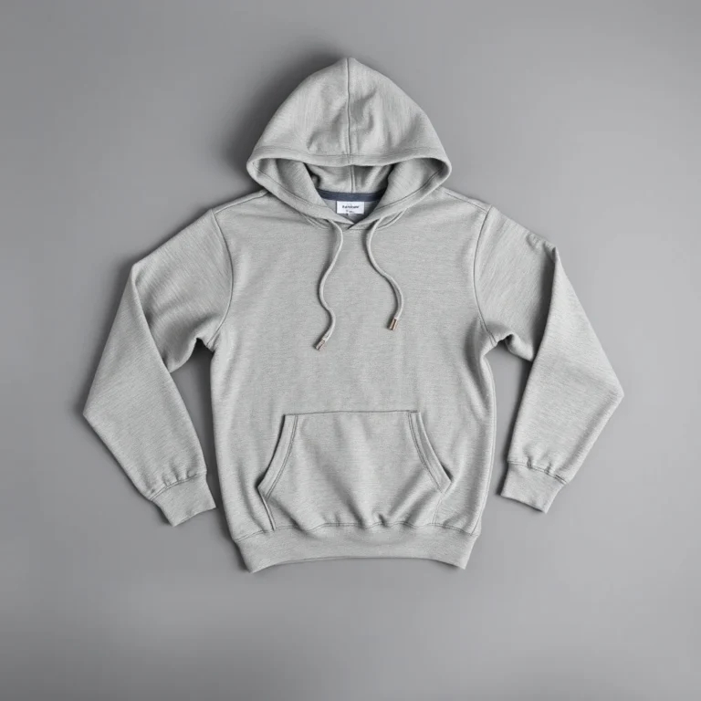 {color} brushed cotton fleece pullover hoodie made by Benjima