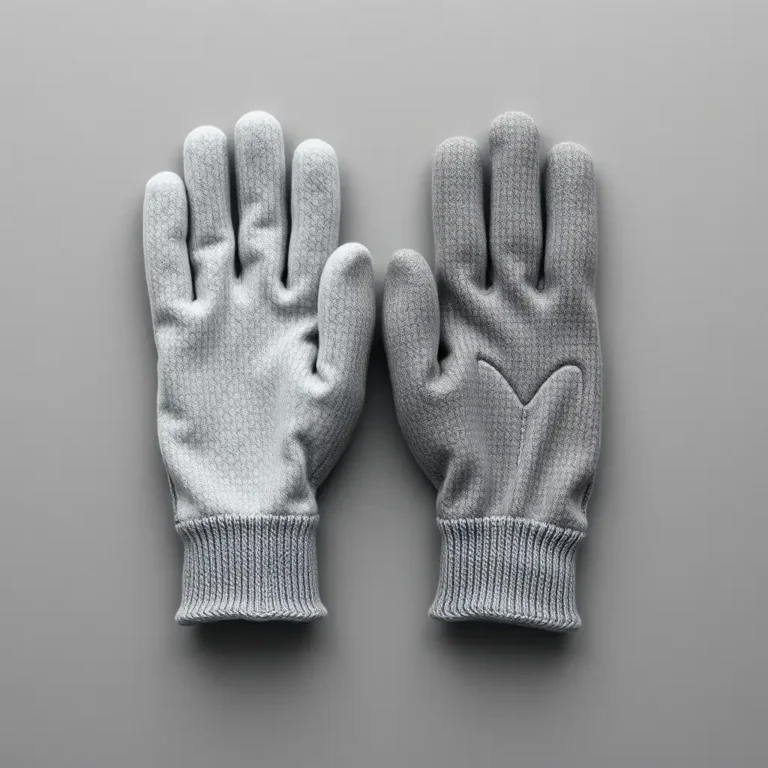 {color} brushed cotton fleece work gloves made by Benjima