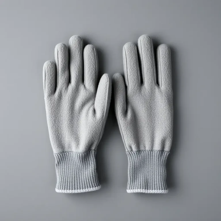 {color} brushed cotton fleece work gloves made by Benjima