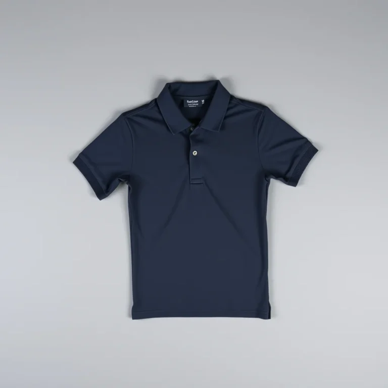 {color} cotton pique polo shirt made by Benjima