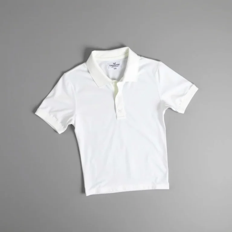 {color} cotton pique polo shirt made by Benjima