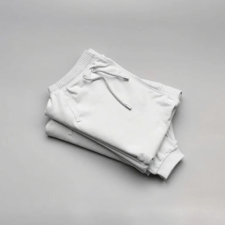 {color} french terry jogger bottoms made by Benjima