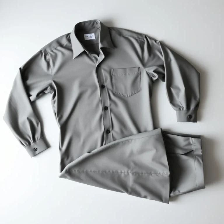 {color} moisture wicking polyester mesh two piece corporate uniform set made by Benjima