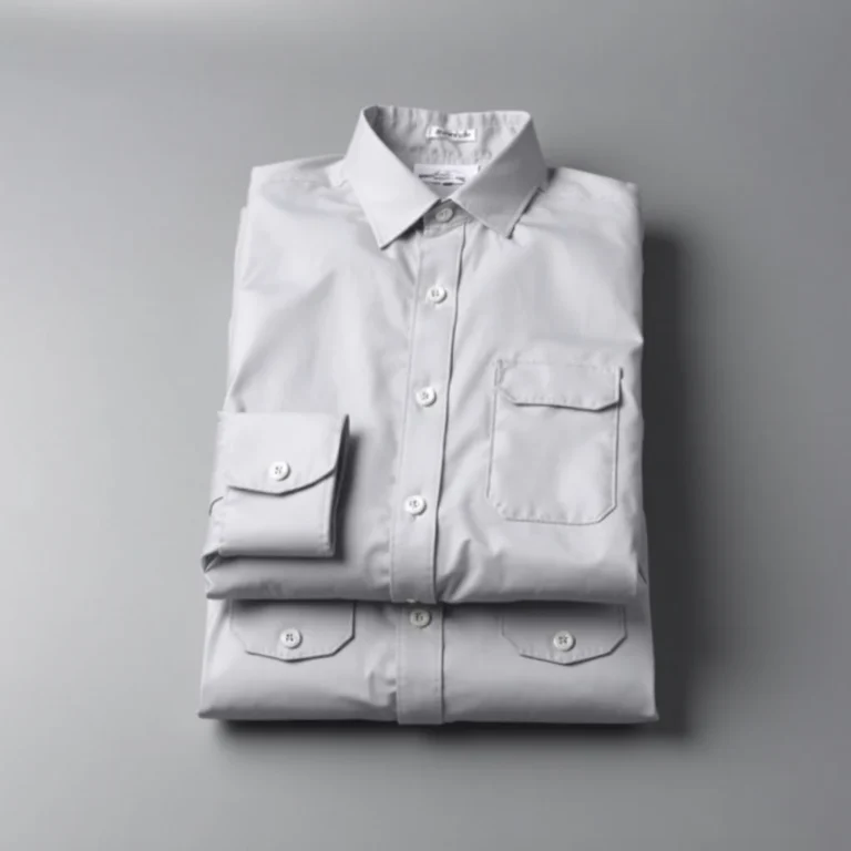 {color} nylon spandex four way stretch button down work shirt made by Benjima