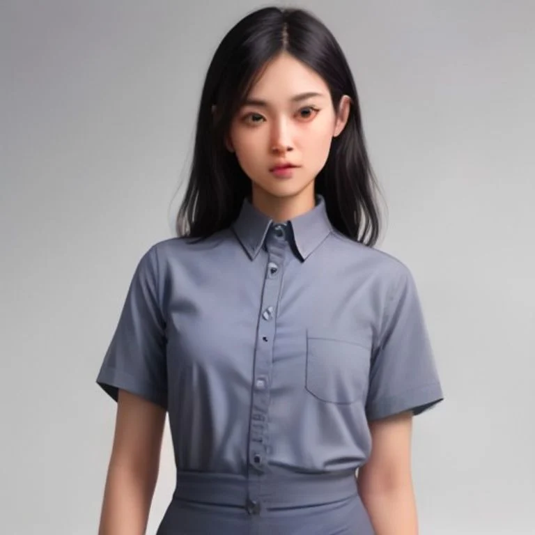 {color} nylon spandex four way stretch button down work shirt made by Benjima