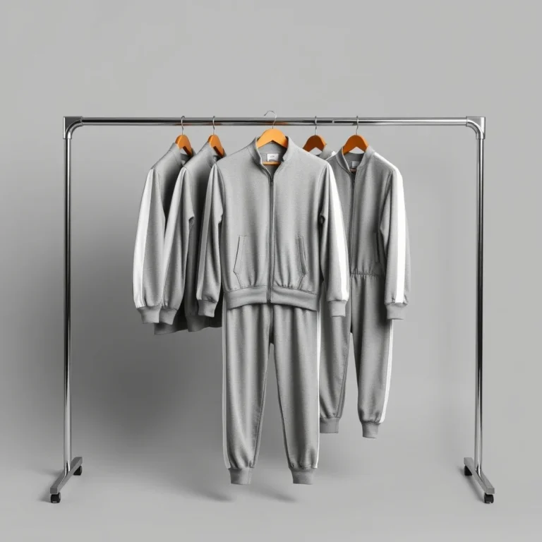 {color} premium fabric matching two piece tracksuit made by Benjima