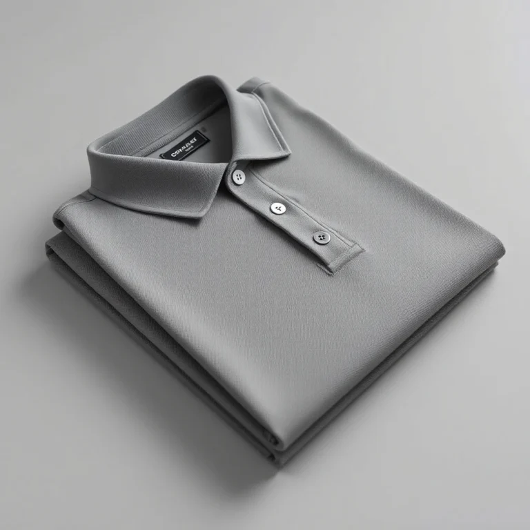 {color} premium fabric polo shirt made by Benjima