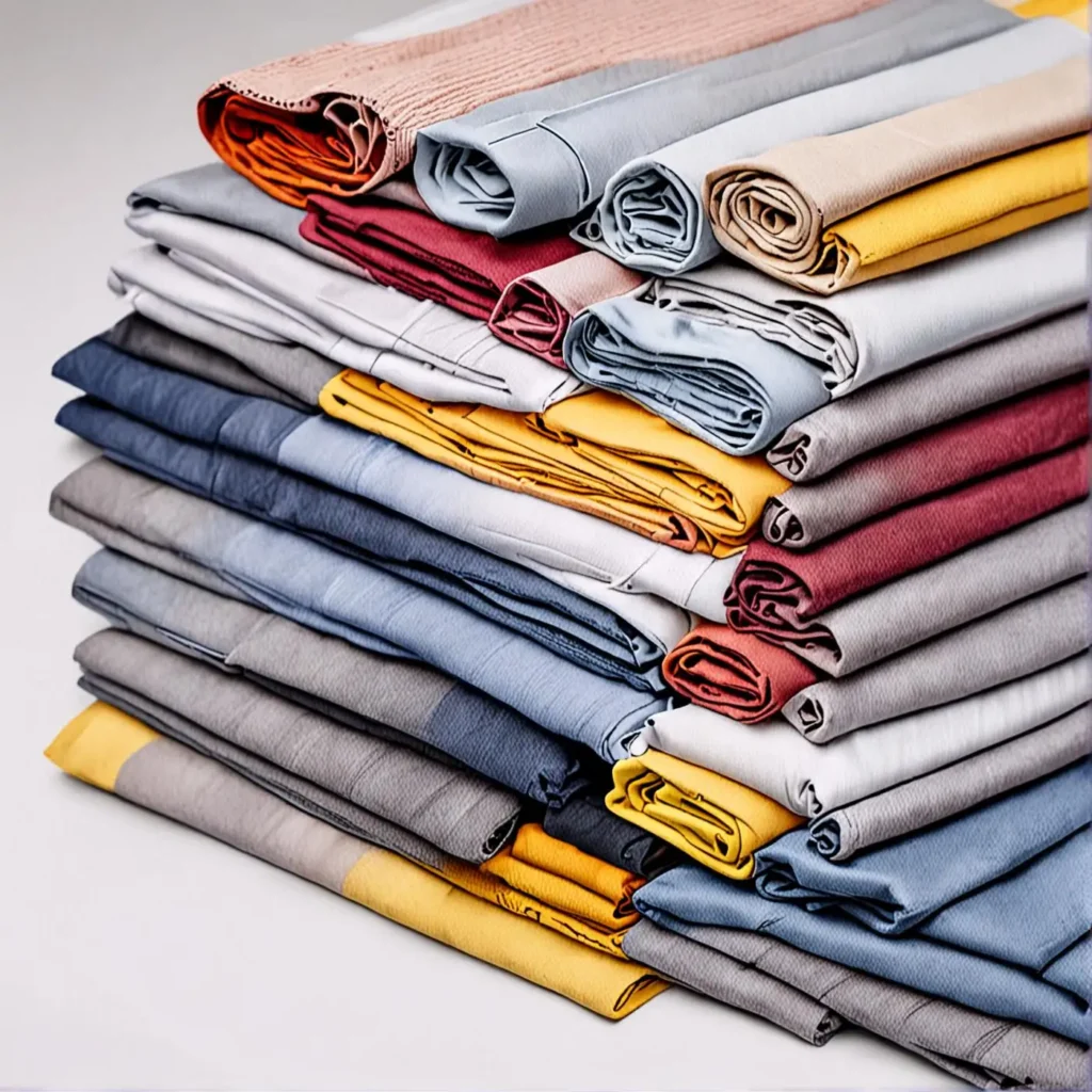 {color} premium fabric roll of apparel made by Benjima