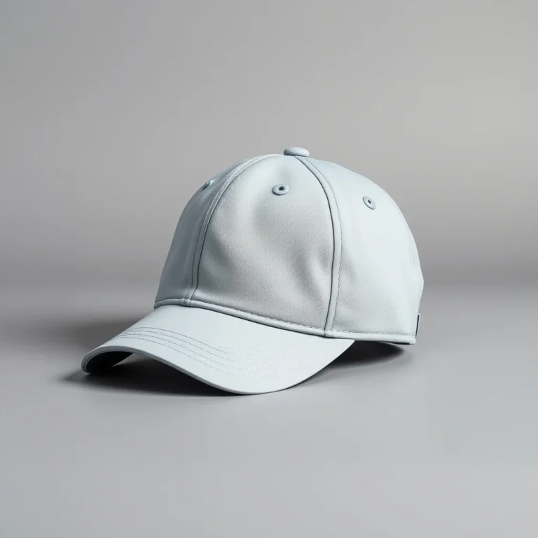 {color} premium fabric six panel cap made by Benjima