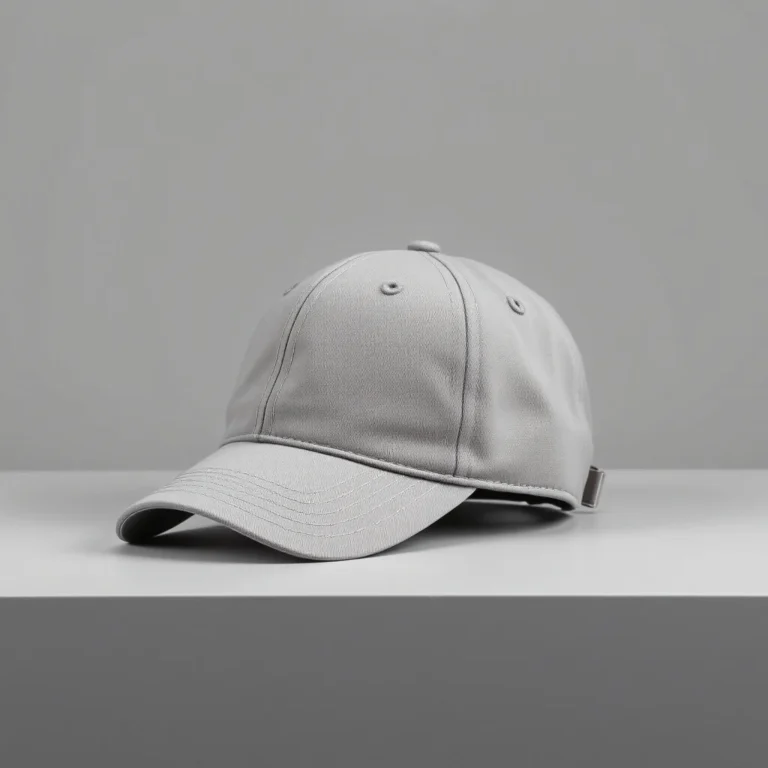 {color} premium fabric six panel cap made by Benjima