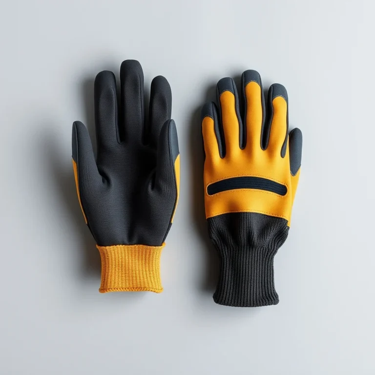 {color} premium fabric work gloves made by Benjima