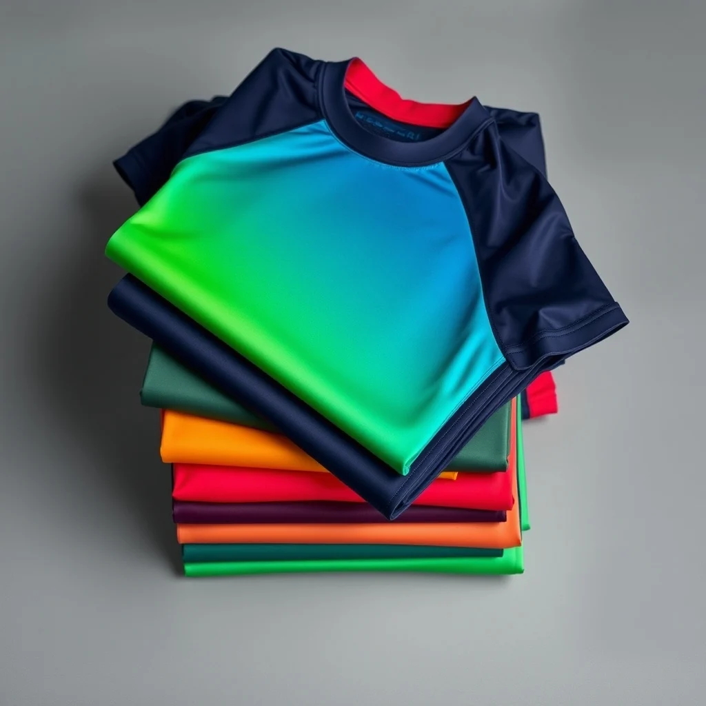 {color} sublimation grade polyester sports jersey made by Benjima